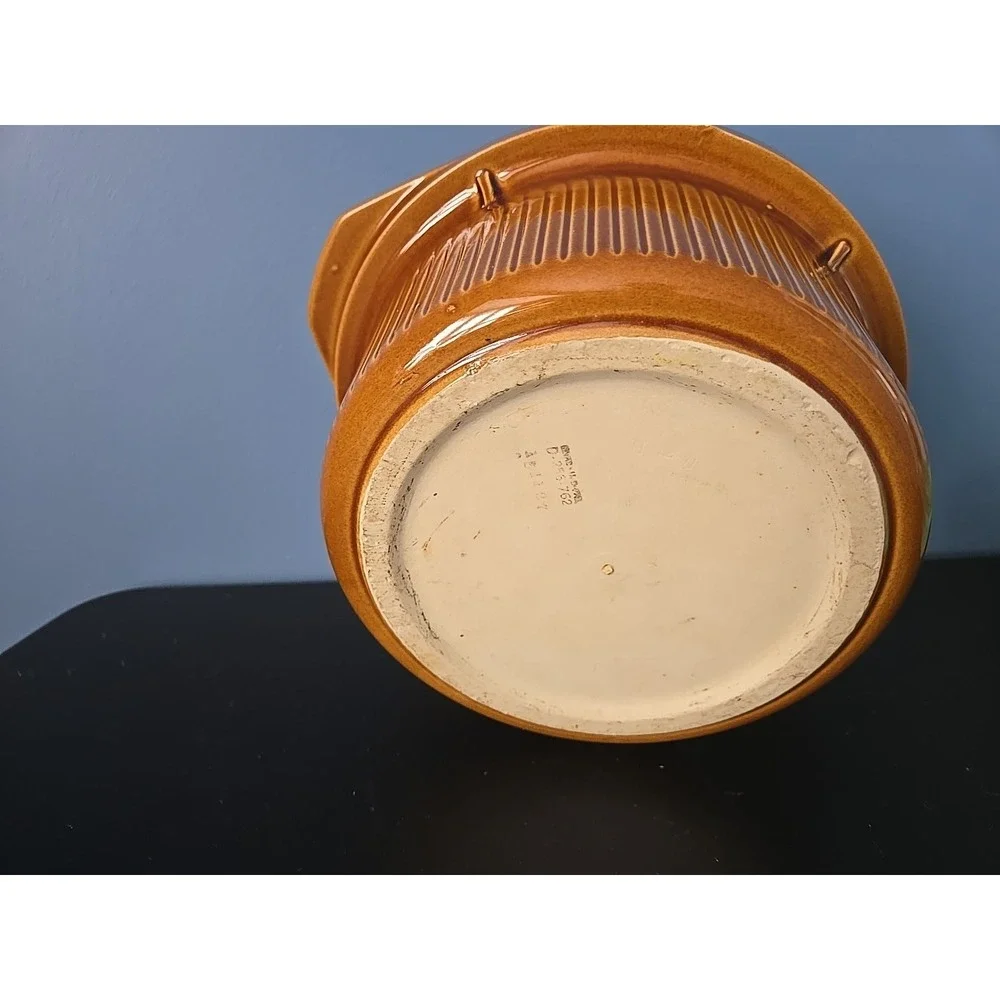 Rival Crockpot Replacement Removable Brown Stoneware‎ Insert VTG